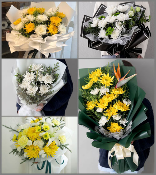 湖南常德石门县三圣乡百红村白事花束代送